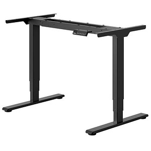 FlexiSpot E5 elektrisch höhenverstellbares Schreibtischgestell schwarz ohne Tischplatte, T-Fuß-Gestell schwarz 111,6 – 148,6 x 68,0 cm