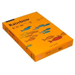 Kopierpapier COLOURED PAPER mittelorange DIN A3 80 g/qm 500 Blatt
