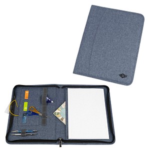 WEDO Konferenzmappe Denim Kunstfaser DIN A4 blau