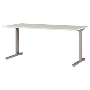 Profi 2.0 Schreibtisch lichtgrau rechteckig