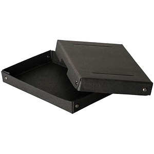 Falken Aufbewahrungsbox PureBox Black 22001760, mit Deckel, Pappe schwarz 4014481245221 Falken