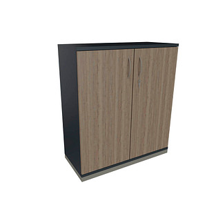 4260429764815 - fm Aktenschrank Sidney 4260429764815 lavagrau eiche 2 Fachböden 1000 x 442 x 1133 cm