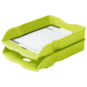 4012473103566 - Briefablage Re-LOOP 10298-950 A4   C4 lemongrün 100% Recyclingmaterial stapelbar 4012473103566 HAN