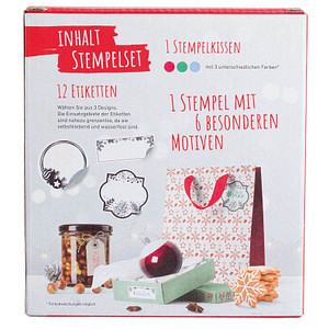 trodat Vintage Motivstempel Weihnachten 4,0 x 1,5 cm