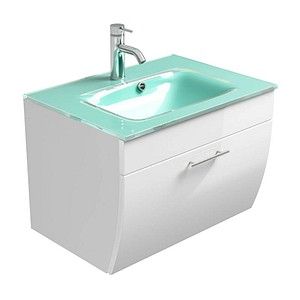 Waschtischunterschrank weiß