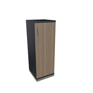 4260429764877 - fm Aktenschrank Sidney 4260429764877 lavagrau eiche 2 Fachböden 400 x 442 x 1133 cm