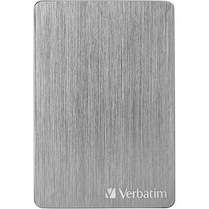 verbatim Store 'n' Go Alu Slim 2 TB externe HDD-Festplatte grau