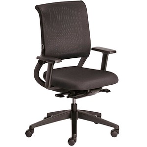4049694002422 - Bürostuhl netwin light schwarz   schwarz mit Armlehnen bis 110kg 4049694002422 Sedus