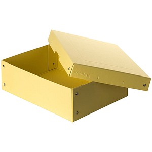 Falken Aufbewahrungsbox PureBox Pastell 22001936, Pappe pastellgelb 4014481245504 Falken