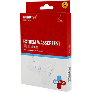 4260206626763 - Wundpflaster extrem wasserfest verschiedene Größen 20 Stück Pflaster - Wundmed