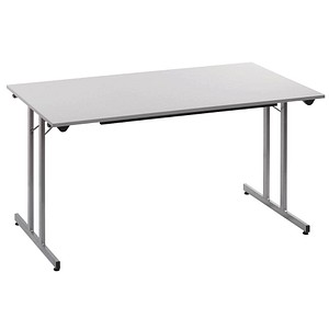 3700245507643 - Klapptisch ohne TPMU147GA 74cm (H) 140x70cm (BxT) rechteckig grau   silber 3700245507643 SODEMATUB
