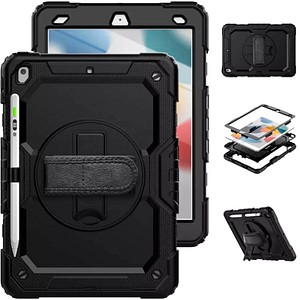 4260734840556 - 360° Rugged Case Tablet-Cover für Apple iPad 7 Gen (2019) iPad 8 Gen (2020) iPad 9 Gen (2021) schwarz 4260734840556 - 360° Rugged Case Tablet-Cover für Apple iPad 7 Gen (2019) iPad 8 Gen (2020) iPad 9 Gen (2021) schwarz