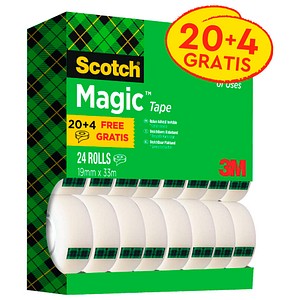 Scotch Weiss/Transparent Klebeband, Magic Klebeband Vorteilspack (19 Mm) - Image 3