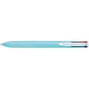 4902505580895 - PILOT 4-Farben-Kugelschreiber Super Grip-G4 hellblau Schreibfarbe schwarz blau rot grün 1 St