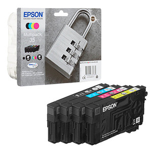 EPSON 35 / T3586  schwarz, cyan, magenta, gelb Druckerpatronen, 4er-Set