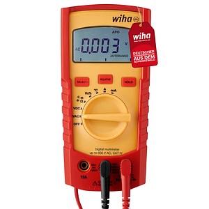 4010995452186 - Digitales Multimeter bis 600 v ac cat iv inkl 2x AAA-Batterien i mit LCD-Anzeige (45218) - Wiha