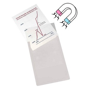 Eichner Sichttasche Magnet 9218-01819-11 A4 gr 10St 4052301006935 Eichner 10 Stück