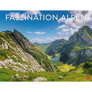 Heye Monats-Wandkalender Faszination Alpen 2025