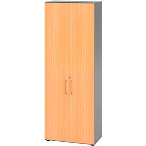 4032062324592 - Aktenschrank 968T6 V968T6 G 6 BS grafit buche 5 Fachböden 800 x 420 x 2156 cm