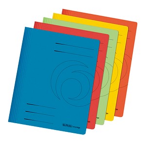Image of herlitz Schnellhefter easy orga Karton farbsortiert DIN A4, 5 St.