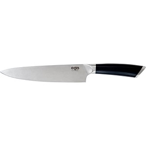 7044877002012 - Kochmesser EGO Sandvik ES20CK silber schwarz 7044877002012 - Kochmesser EGO Sandvik ES20CK silber schwarz