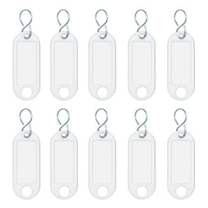 4003801729442 - Schlüsselanhänger mit S-Haken weiß 4003801729442 262103400 10 Stück 4003801729442 - Schlüsselanhänger mit S-Haken weiß 4003801729442 262103400 10 Stück