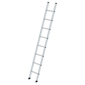 MUNK Anlegeleiter 11149 nivello, 1x 8 Stufen, silber, Aluminium 4031405111493 MUNK