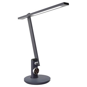 3660141963670 - meet powered by Paperflow BENTO LED-Tischleuchte Metallgrau 600 lm (900 Lux) verstellbarer Gelenkarm CCT-Modus