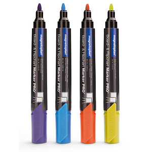 4013695063140 - Boardmarker Pro+ 1228110 Etui 4-farbig sortiert 15-3mm Rundspitze 4013695063140 magnetoplan 4 Stück