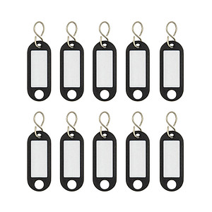 4003801729435 - Schlüsselanhänger schwarz 262103401 Inh10 4003801729435 10 Stück