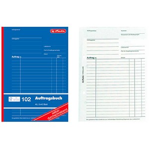 Herlitz Auftrag Formularbuch - A5 - 80 Seiten - 1 Stück