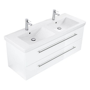 Waschtischunterschrank Subway weiß