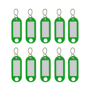 4003801729473 - Schlüsselanhänger grün 262103404 Inh10 4003801729473 262103404 10 Stück