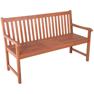 4041908082763 - Eukalyptus Parkbank Tisch Landhaus Gartenbank Garten Holzbank Bank Sitzbank