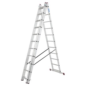 4009199030429 - Krause Systems - Krause Corda Alu Vielzweckleiter Sprossenleiter 3 x 11 Tritte Sprossen l 645 cm