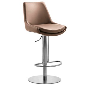 myCOMFORT LINE Barhocker braun Kunstleder