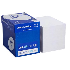 3329680198102 - Kopierpapier Clairalfa Laser2800 1981C A4 80g hochweiß   3329680198102 2500 Blatt