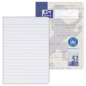 4006144042261 - Oktavheft 400159445 Recycling Lineatur 51   liniert A6  90g blau 32 Blatt   64 Seiten 4006144042261 Oxford