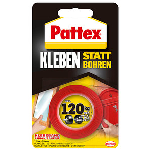 Pattex Rot/Weiss/Transparent Klebeband, Kleben Statt Bohren Klebeband (19 Mm) - Image 8