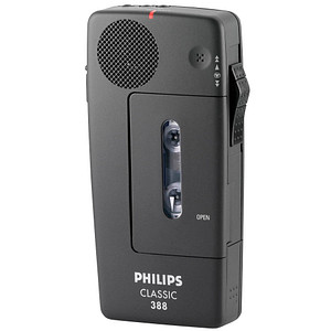Philips Diktiergerät PocketMemo 388 analog schwarz 0609585906402 Philips