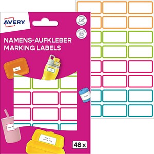 4004182519790 - 48 Namensetiketten farbsortiert 320 x 150 mm 4004182519790 48 Stück 4004182519790 - 48 Namensetiketten farbsortiert 320 x 150 mm 4004182519790 48 Stück