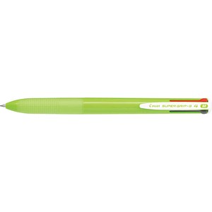 4902505580901 - PILOT 4-Farben-Kugelschreiber Super Grip-G4 hellgrün Schreibfarbe schwarz blau rot grün 1 St