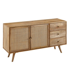 WOHNLING Sideboard, WL6.159 mango 140,0 x 40,0 x 75,0 cm