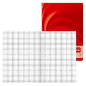 BRUNNEN Schulheft Vivendi Lineatur 7 kariert DIN A4 ohne Rand, 32 Blatt, 1 St.