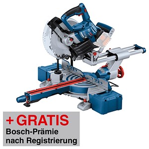 AKTION: BOSCH Professional GCM 18V-216 D Akku-Kappsäge-Set 18,0 V, ohne Akku mit Prämie nach Registrierung