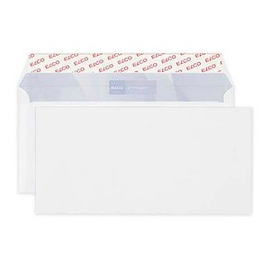 ELCO Briefumschläge Office DIN lang ohne Fenster weiß haftklebend 25 St. - Büroshop24
