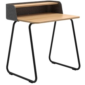 4049694003320 - Sekretär secretair home SH10WS-RE010 91cm (H) 824x612cm (BxT) rechteckig eiche   Schwarz 4049694003320 Sedus