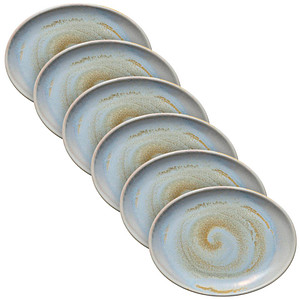 4029793461382 - 6 HEART & SOUL Servierplatten Perfect Match Breeze blau 250 x 190 cm 4029793461382 HEART & SOUL 6 Stück