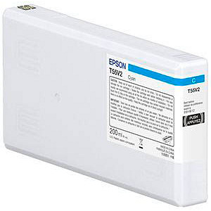 EPSON T55W2  cyan Druckerpatrone