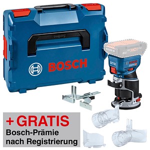 4059952640778 - AKTION BOSCH Professional GKF 18V-8 Akku-Kantenfräse-Set 180 V ohne Akku mit Prämie nach Registrierung 4059952640778 - AKTION BOSCH Professional GKF 18V-8 Akku-Kantenfräse-Set 180 V ohne Akku mit Prämie nach Registrierung